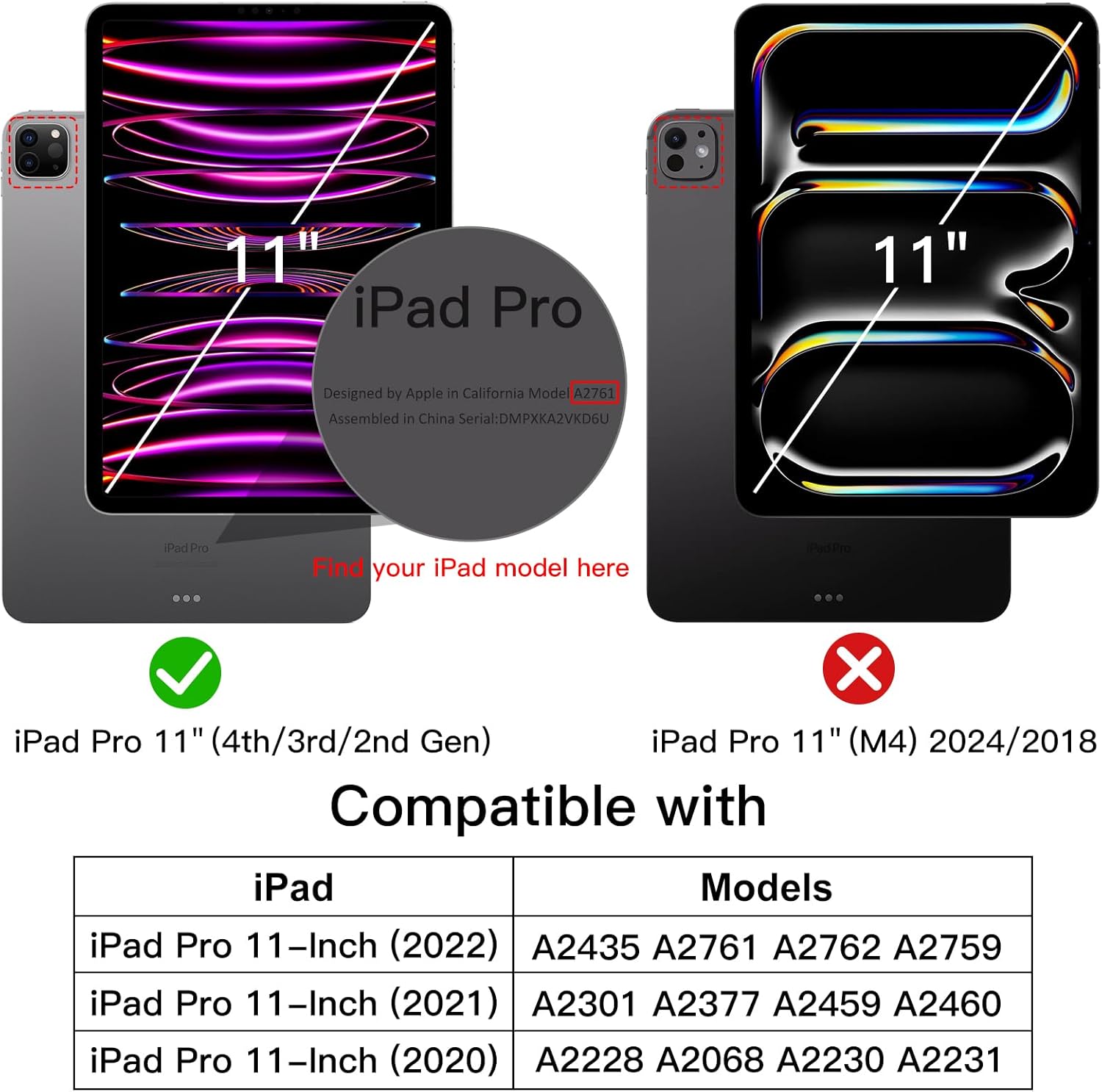 iPad Pro 11インチ用 ソフトTPUケース 透明 スリム 耐衝撃 2020/2021/2022モデル対応