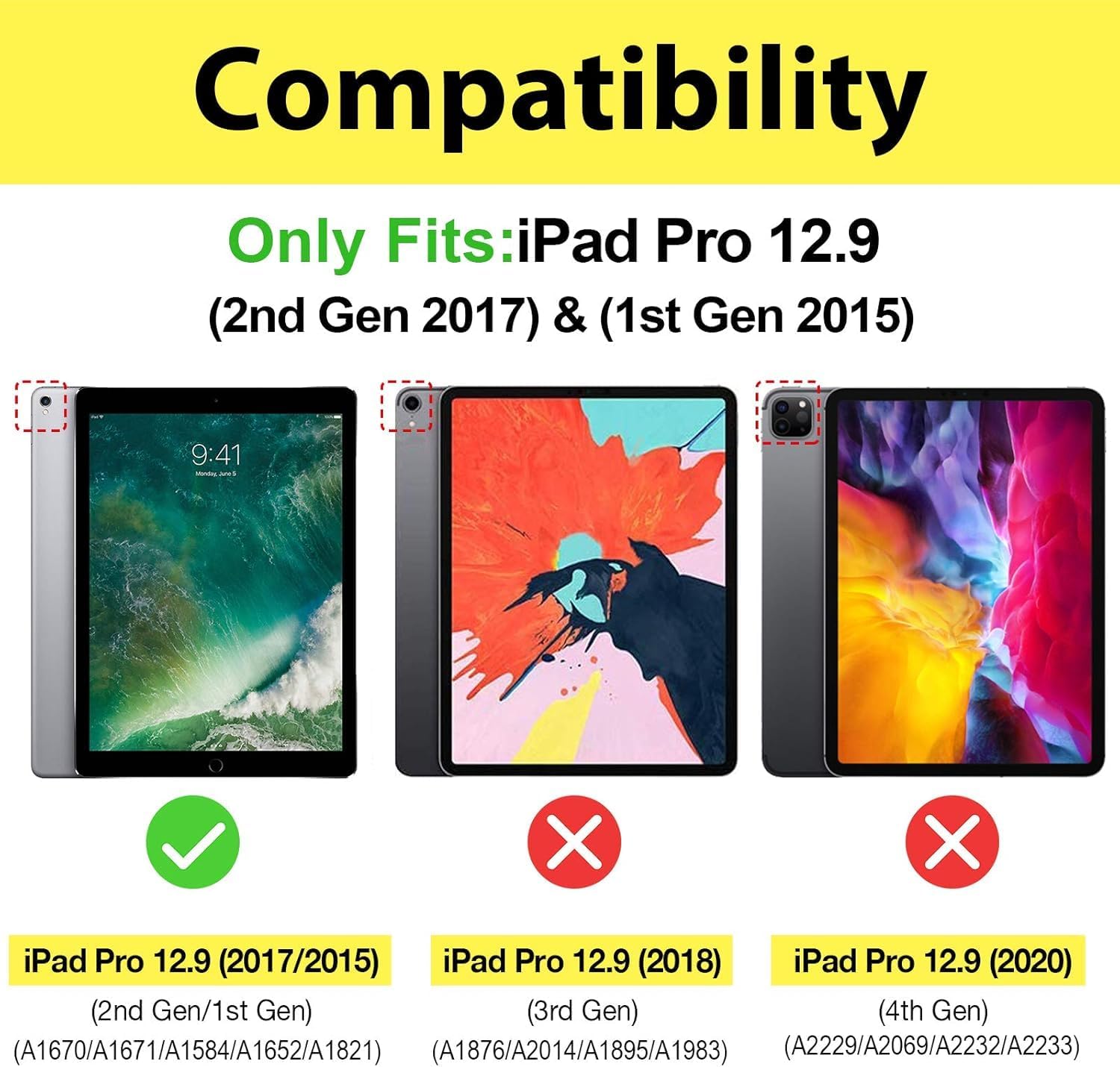 iPad Pro 12.9インチ 第2世代/第1世代用 スマートスリム保護ケース 半透明フロスト - ブルー