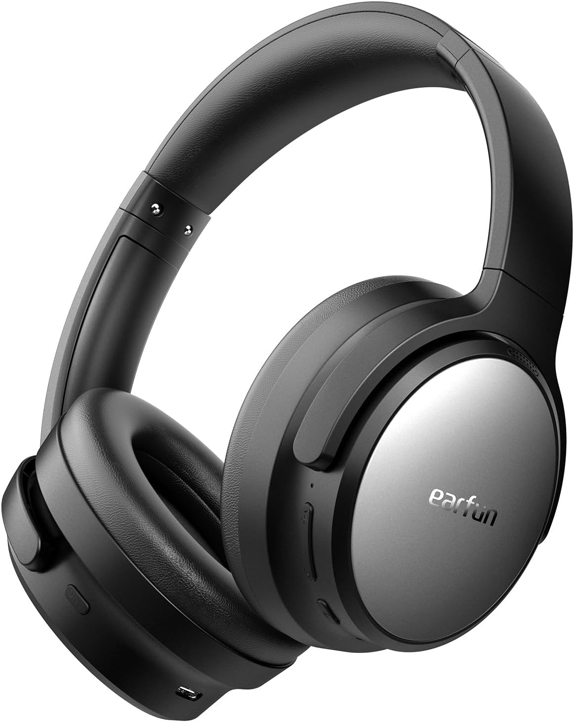 Bluetooth 5.4対応 ワイヤレスノイズキャンセリングヘッドホン（最大120時間再生・マルチポイント・黒）