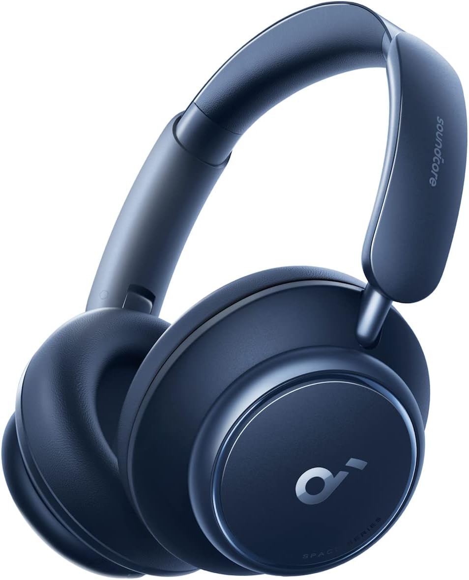 Anker Soundcore Space Q45 Bluetooth 5.3 ワイヤレスヘッドホン - 最大65時間再生・ウルトラノイズキャンセリング・ハイレゾ音源対応 - ネイビー