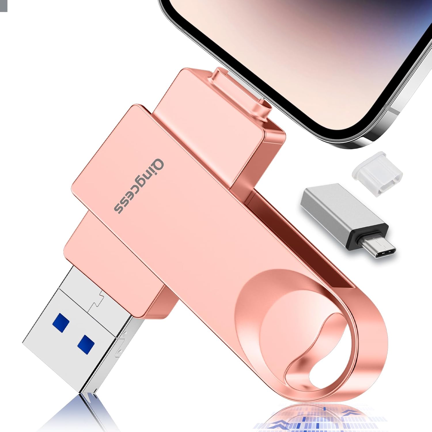 256GB USBメモリ Type-C対応 スマホ写真バックアップ 高速転送