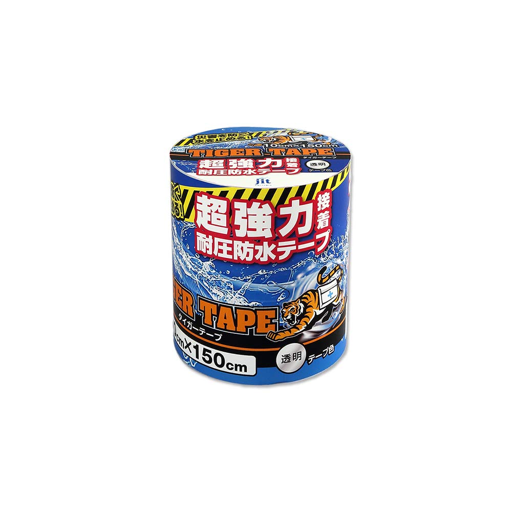 超強力透明接着テープ 10cm×150cm 災害用防水テープ