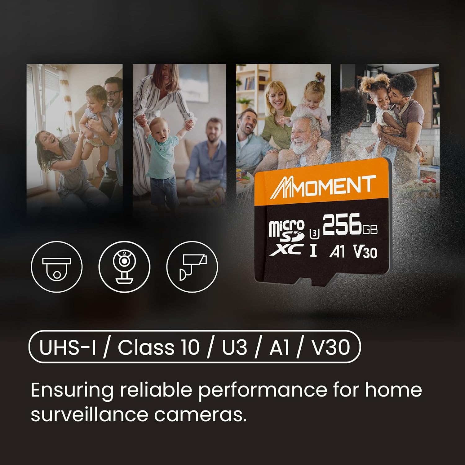 Nintendo Switch対応 256GB マイクロSDカード / Class10 / UHS-I / A1 / V30 / SDアダプター付【最大読込95MB/s】