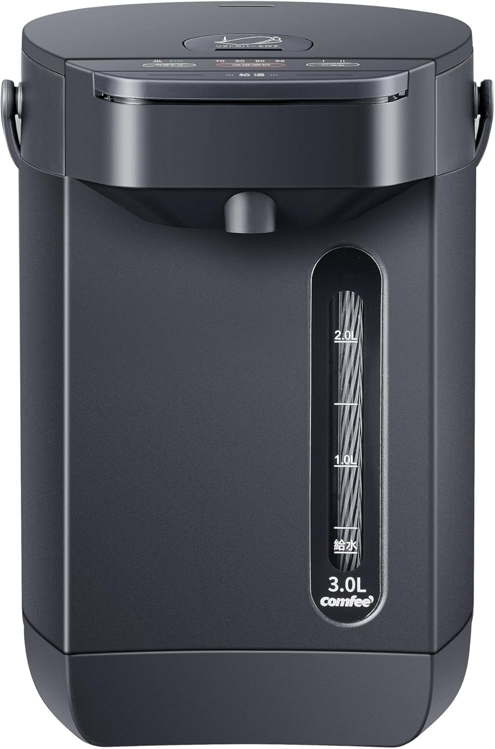COMFEE' 電気ポット 3L 保温温度調整機能付き インディゴグレー