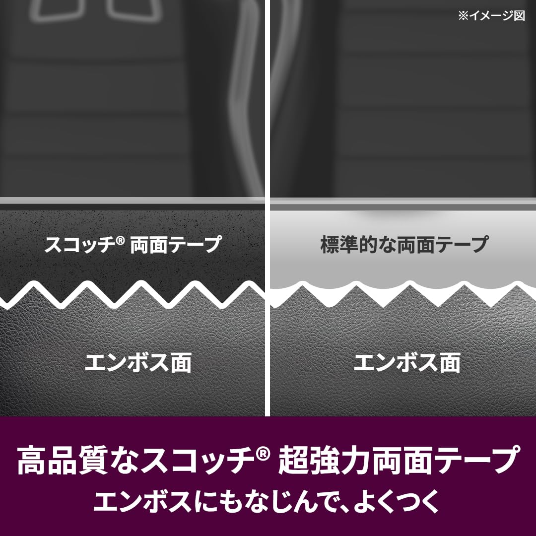 自動車内装用 超強力 3M 両面テープ 幅15mm 長さ1.5m スコッチ KCR-15R