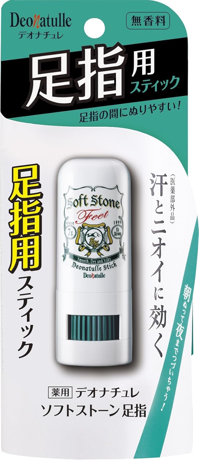 デオナチュレ ソフトストーン 足用制汗剤 スティック 直ヌリタイプ (7g)