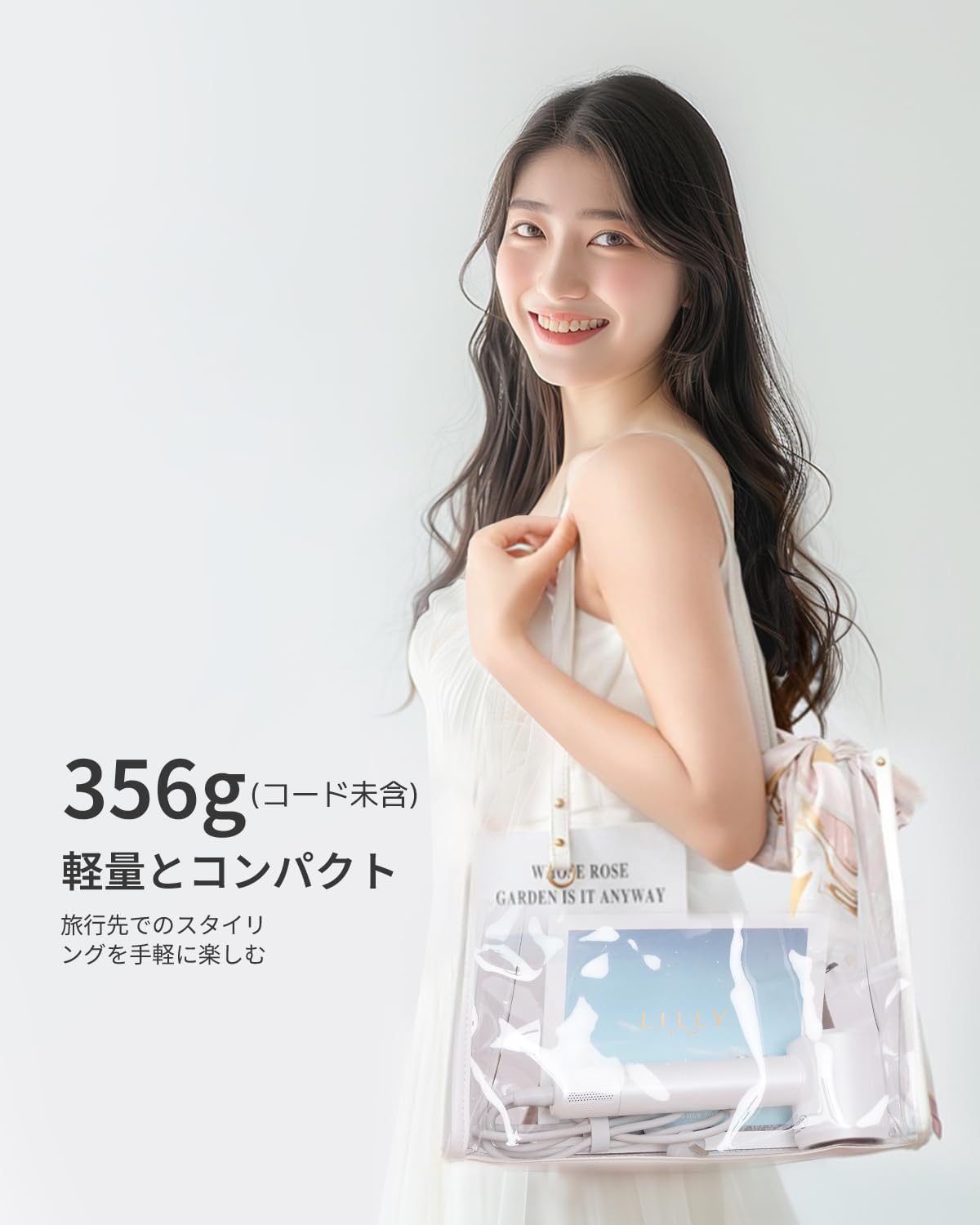 2025年新モデル フック付き ドライヤー 1200W 軽量・静音 大風量 マイナスイオン ヘアケア - 出張・家庭用