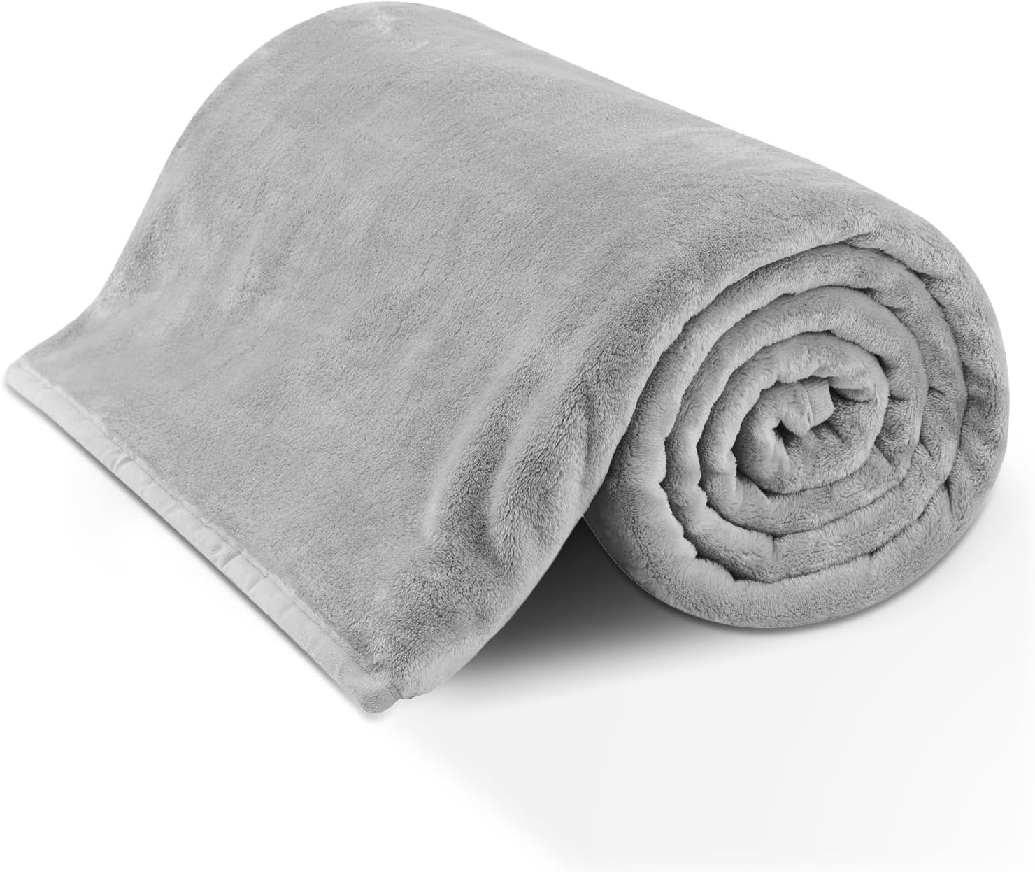 夏用軽量ブランケット クモリ シングル ふわふわマイクロファイバー 洗える グレー 140×200cm