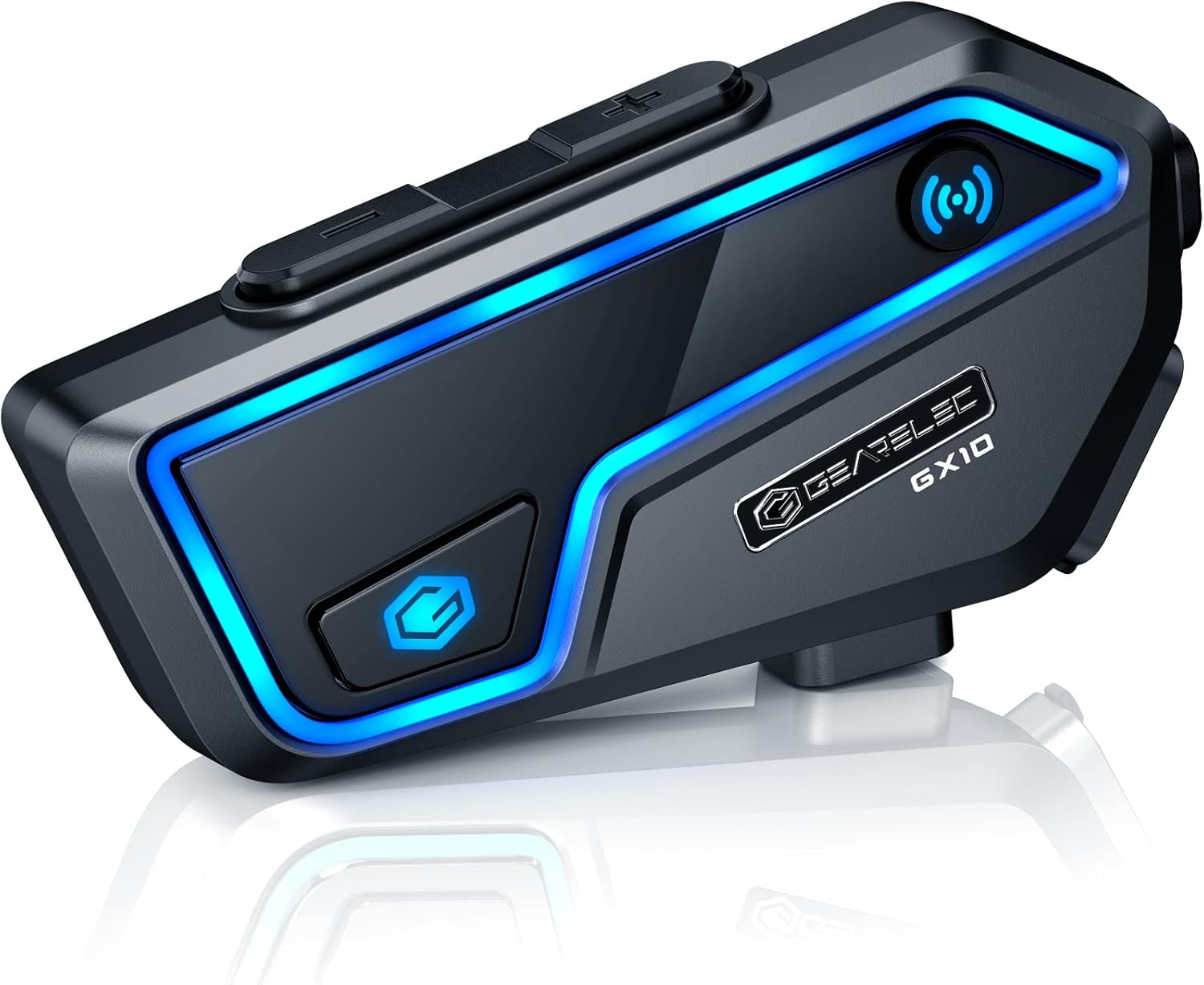 バイク用インカム Bluetooth5.3 音質重視 2000m 通話 最大10人同時通話 CVCノイズキャンセリング IP67防水