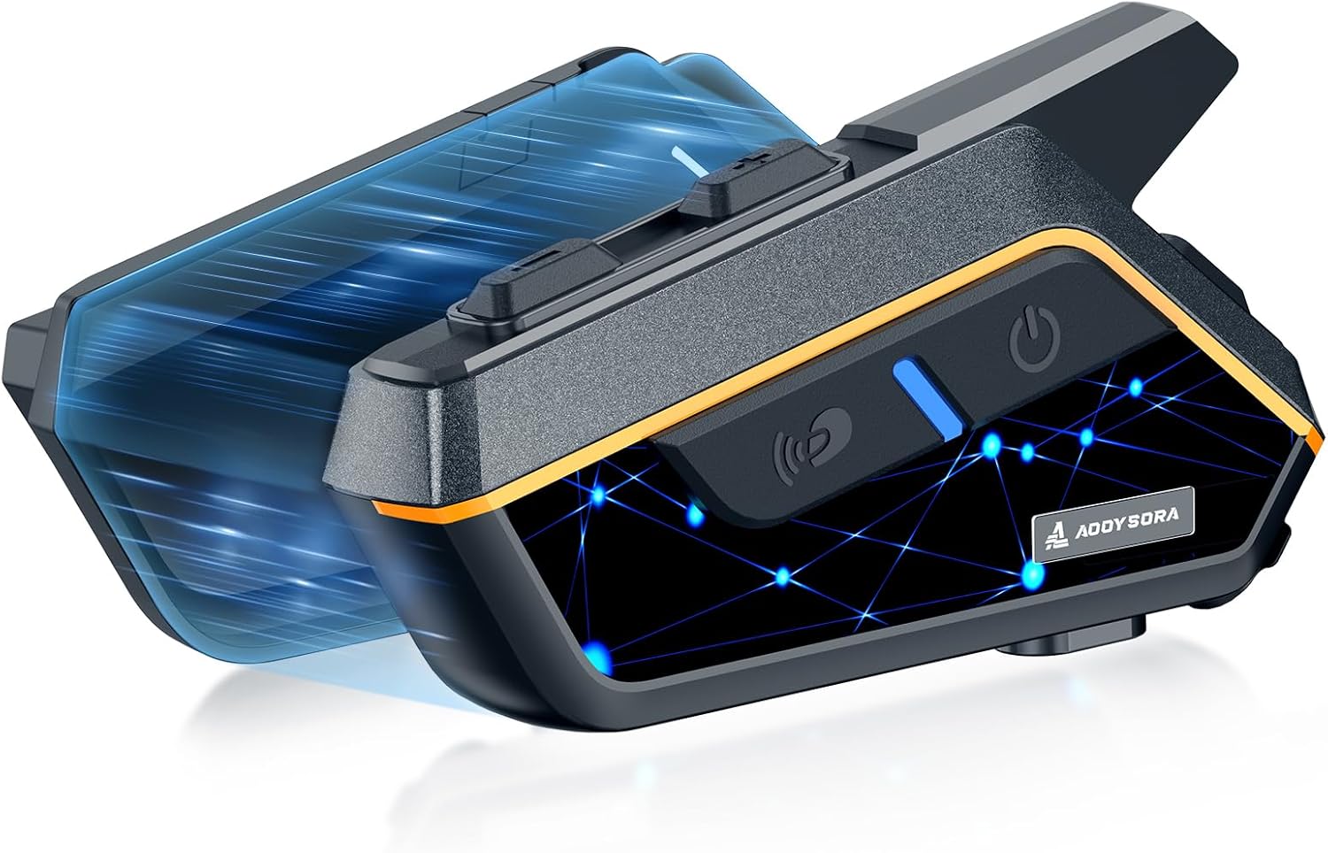 Bluetooth 5.3 対応 バイク用インカム GX12 PRO - 12人同時通話・2000m距離・防水・ノイズキャンセル