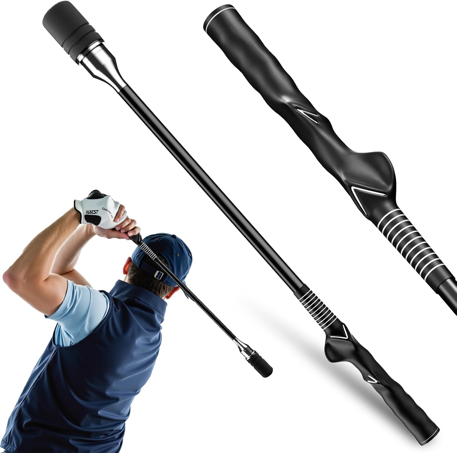 ゴルフ練習器具 スイングトレーナー 初心者・上級者向け 自宅練習用 ヘッドスピードアップ ゴルフプレゼント