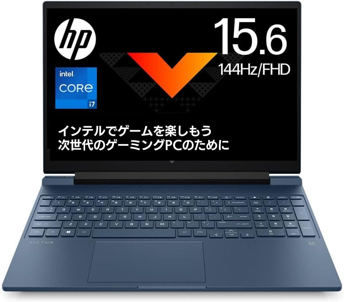 HP Victus ゲーミングノートパソコン 15.6インチ インテル i7 16GB 512GB SSD RTX 3050 Ti フルHD Windows 11