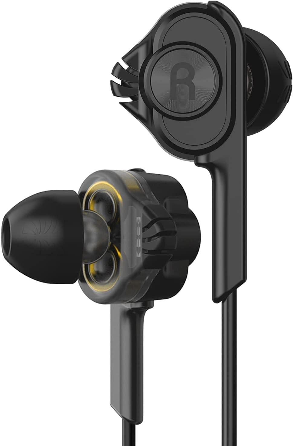 ハイレゾ有線カナル型イヤホン T6 - 重低音・通話対応・遮音性|スマホ・PC・Android compatible