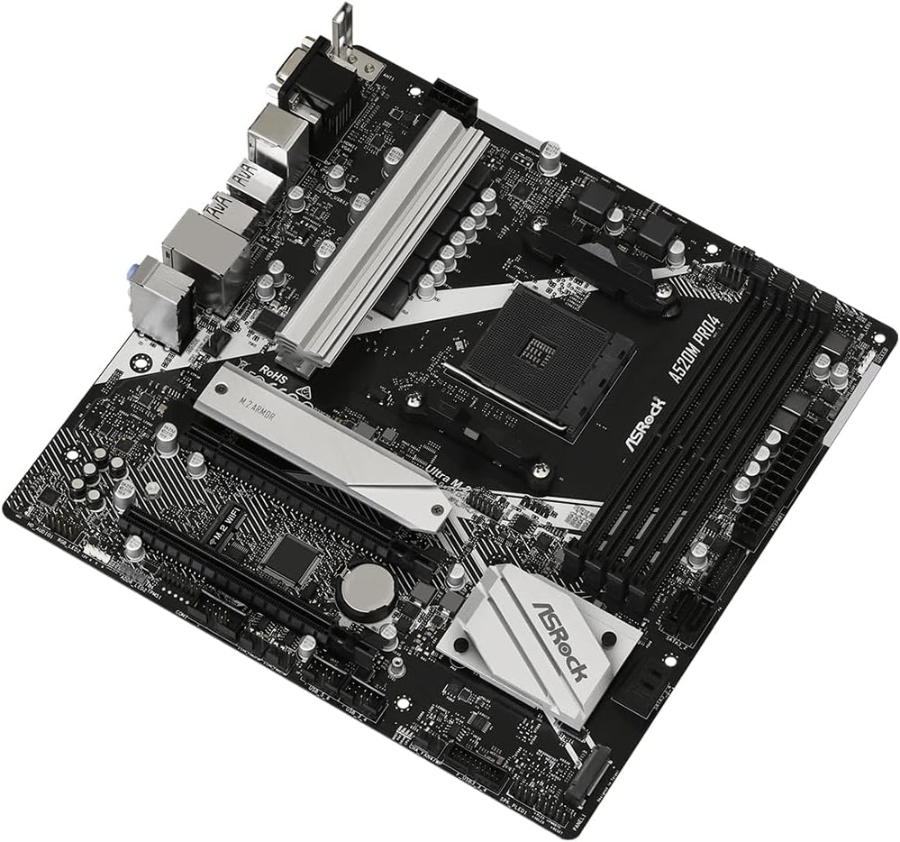 A520チップセット搭載 Micro ATX マザーボード Ryzen 4000/5000シリーズ対応【最大メモリ128GB】【正規代理店品】