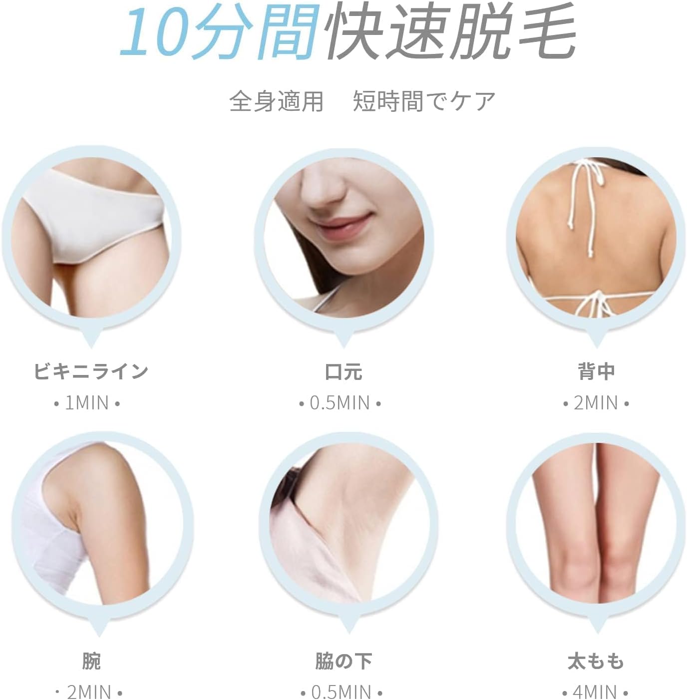 家庭用無痛脱毛器 60万発 自動照射 男女兼用 VIO対応 Sarlisi Ai01