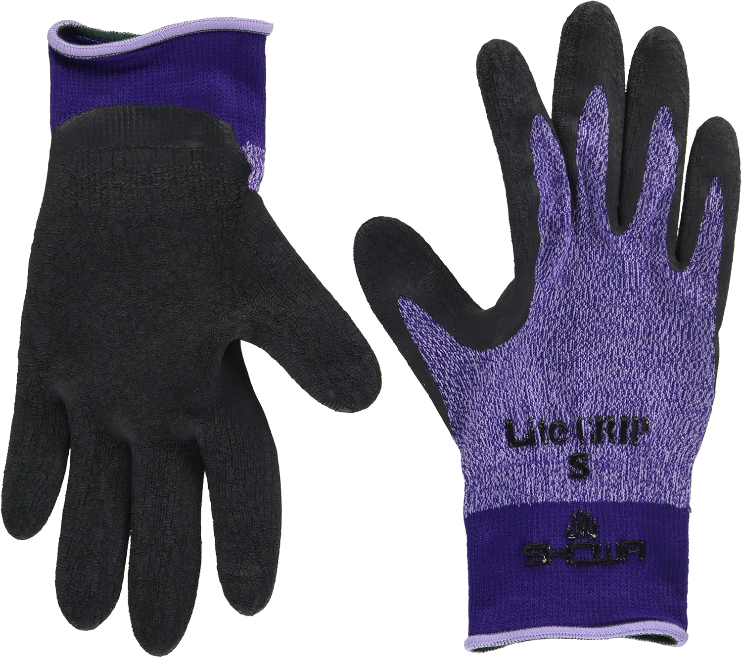 作業用手袋 No.341 ライトグリップ Sサイズ パープル 2個セット