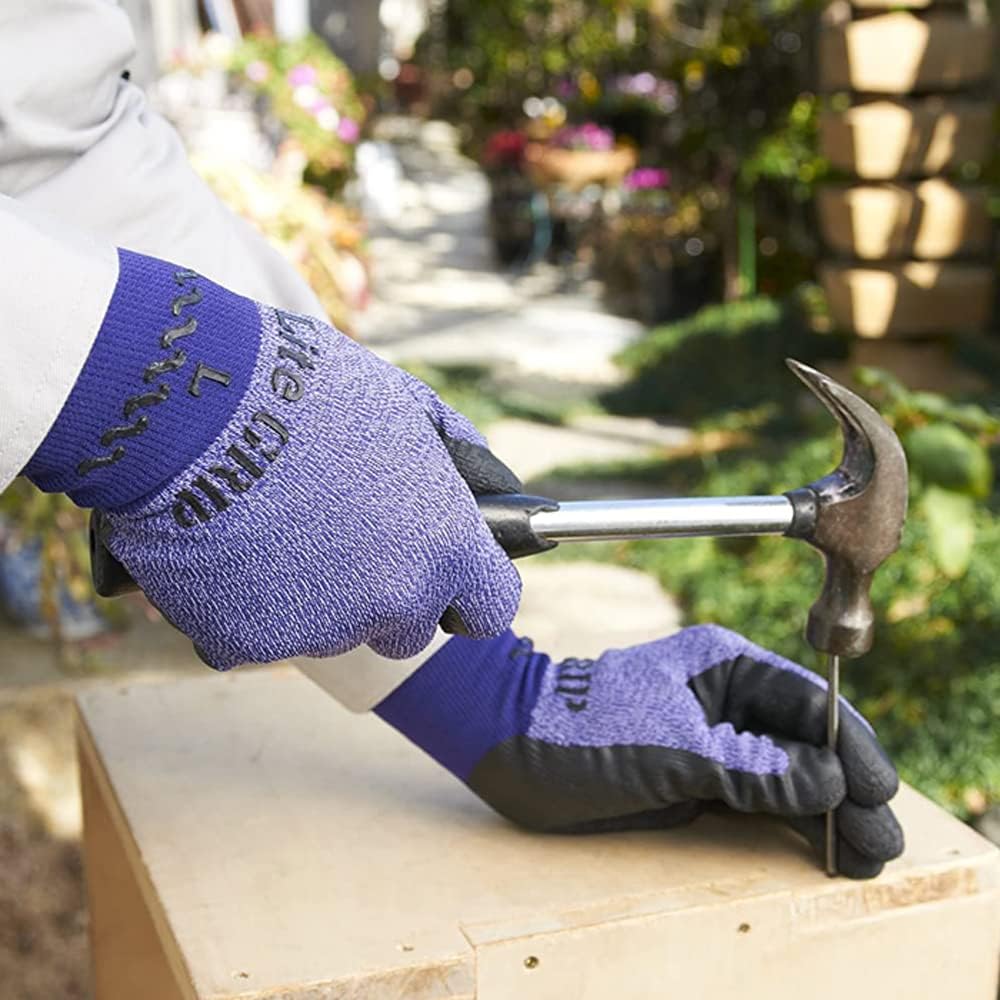 作業用手袋 No.341 ライトグリップ Sサイズ パープル 2個セット