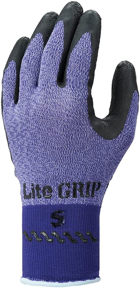 作業用手袋 No.341 ライトグリップ Sサイズ パープル 2個セット