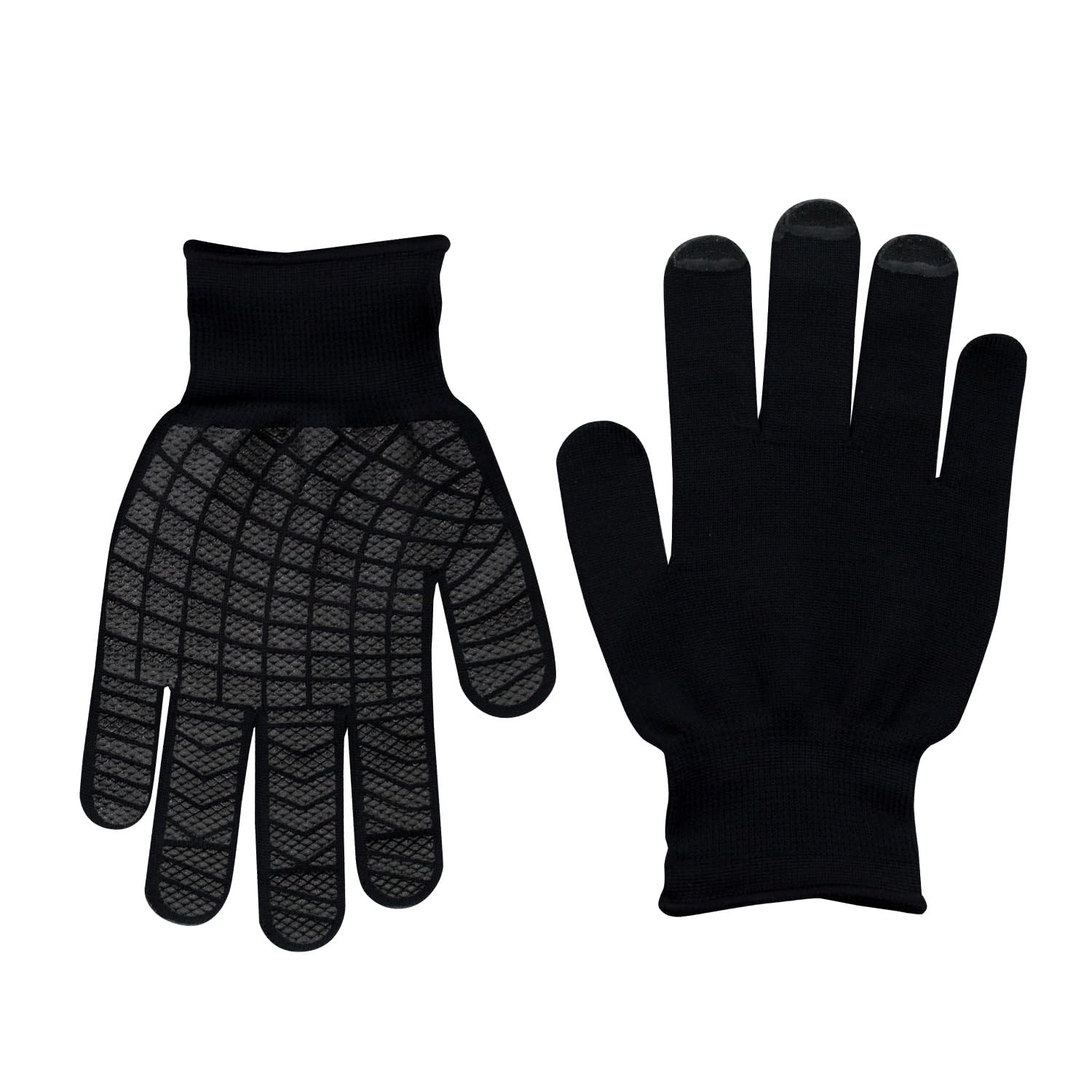 バージョンアップ吸着すべり止め手袋 黒 M