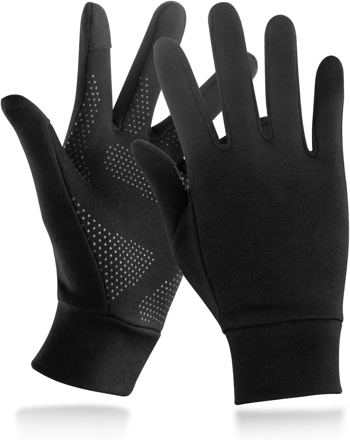 秋冬用ランニンググローブ スマホ対応 防寒 アウトドア用 高弾力 軽量設計
