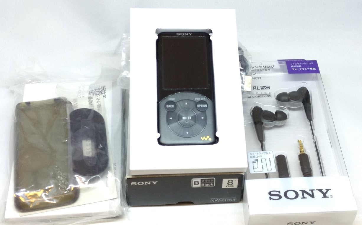 SONY ウォークマン Sシリーズ 8GB ブラック NW-S754/B