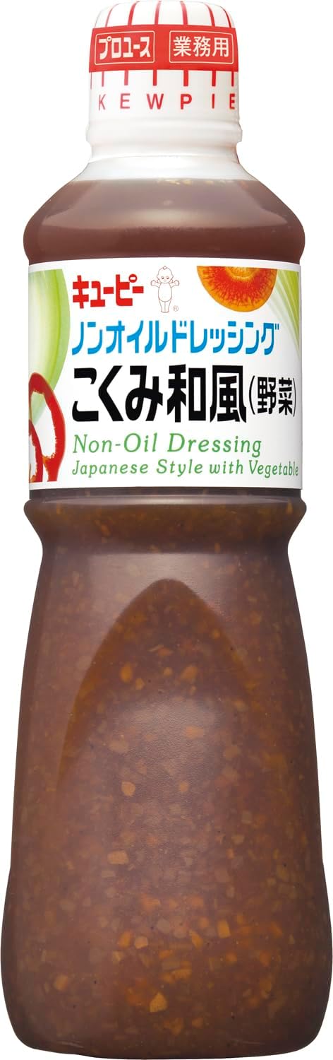 ノンオイル和風ドレッシング 1L 大容量 (キユーピー)