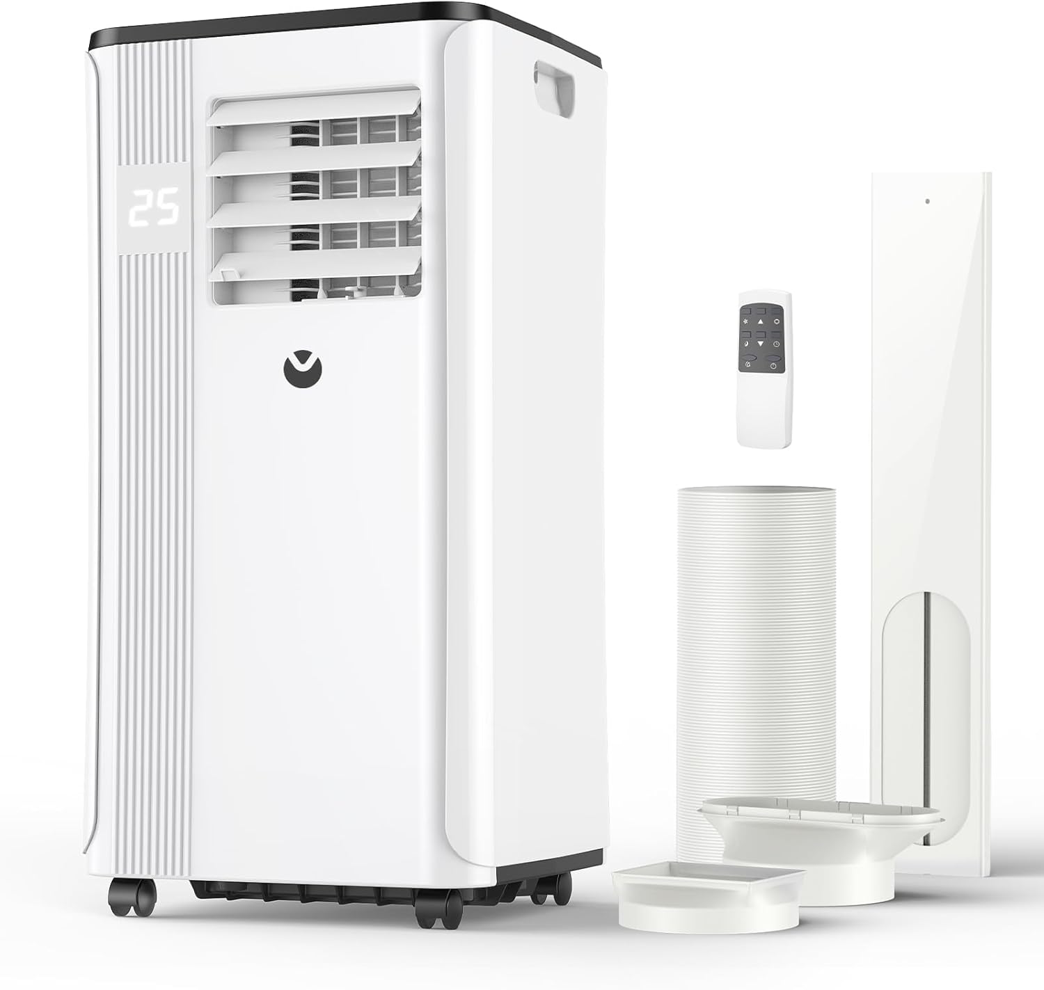 移動式エアコン 【2025最新型】 10畳用 静音 ノンドレン式 冷風・送風・除湿機能 24Hタイマー・リモコン付き