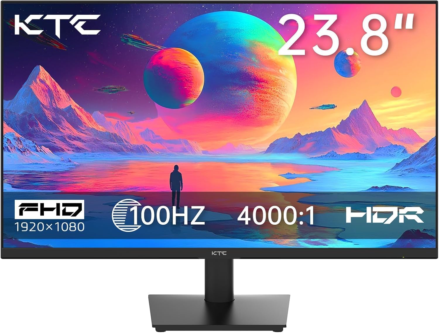 24インチ フルHD 1080P PCモニター 100Hz リフレッシュレート｜ブルーライト軽減・フリッカーレス｜VESA対応・オフィス用【3年保証】