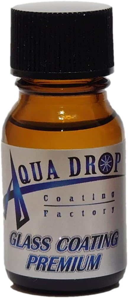 アクアドロッププレミアム 硬化型ガラスコーティング剤 10ml マイクロファイバークロス付 5年持続