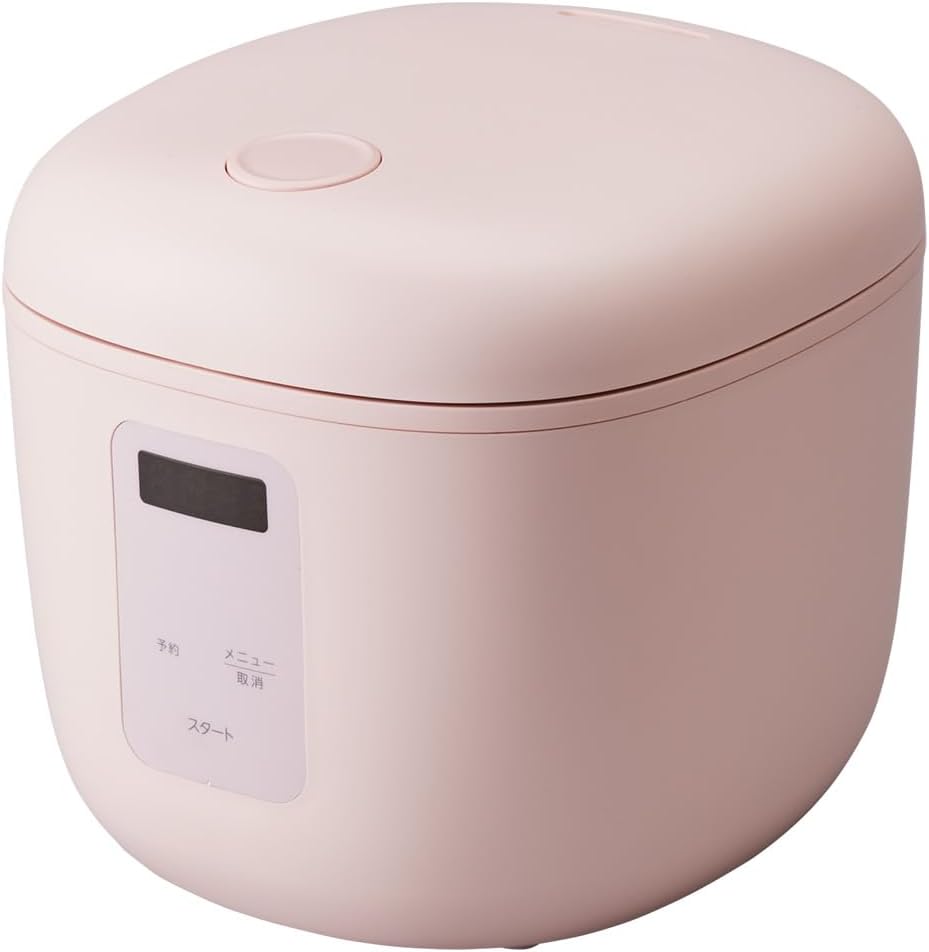 新生活に最適な4合炊き温度センサー付き炊飯器（コーラルピンク）