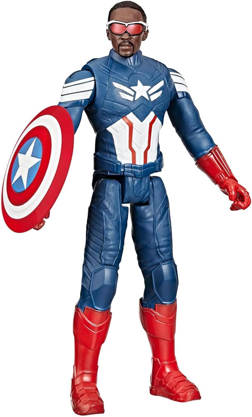キャプテン・アメリカ 12インチ アクションフィギュア タイタンヒーローシリーズ 正規品 4歳以上対象