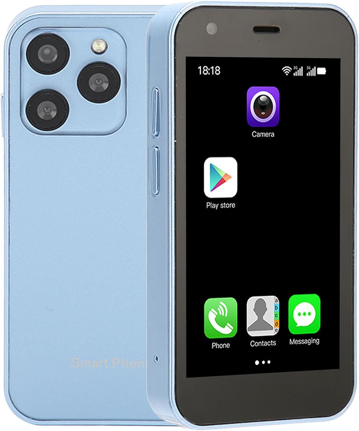 3インチミニスマートフォン SOYES XS15 Android 8.1 デュアルSIM デュアルスタンバイ (オーシャンブルー)