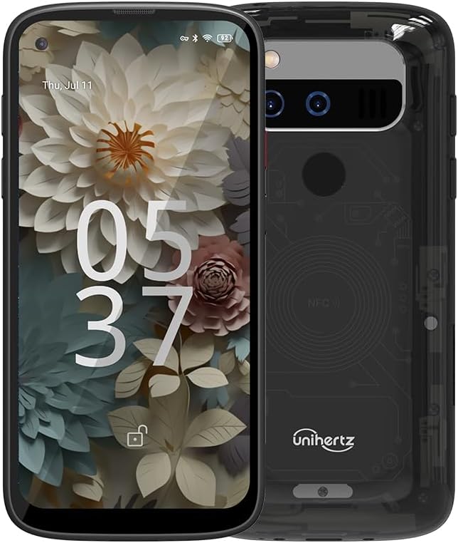 Unihertz Jelly Max 5Gスマートフォン 100MPカメラ 66W高速充電