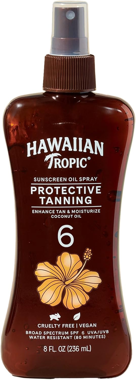 ハワイアン・トロピック ダークタンニングオイル SPF6 ポンプタイプ