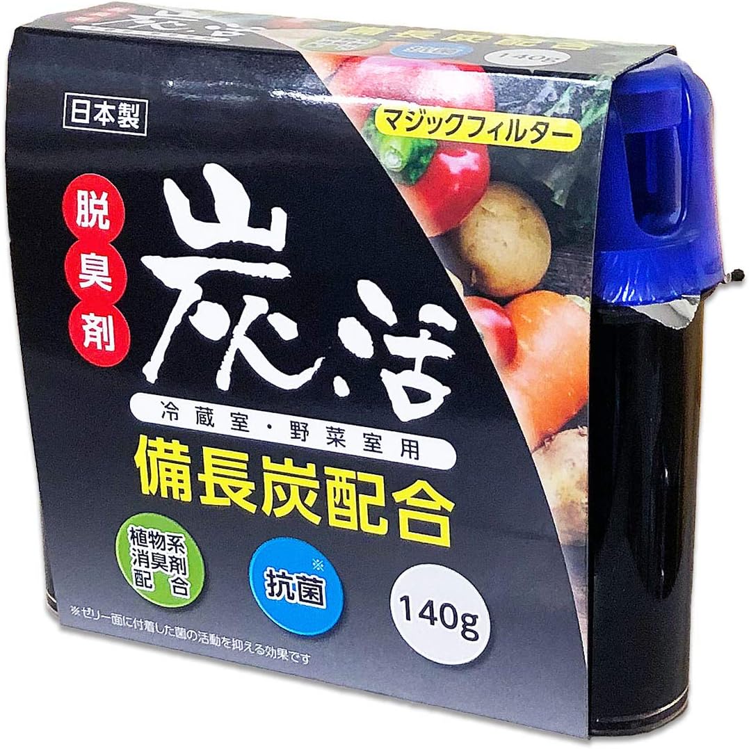 冷蔵庫用 備長炭配合 ゲルタイプ脱臭剤 3個セット