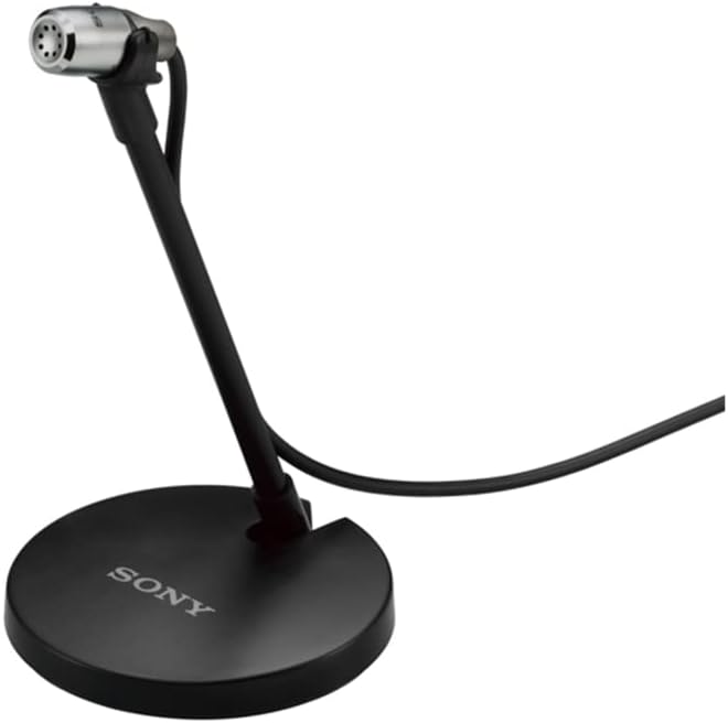 ECM-PC60 コンデンサーマイク - AUX/PC通話用、スタンド・ホルダークリップ付属