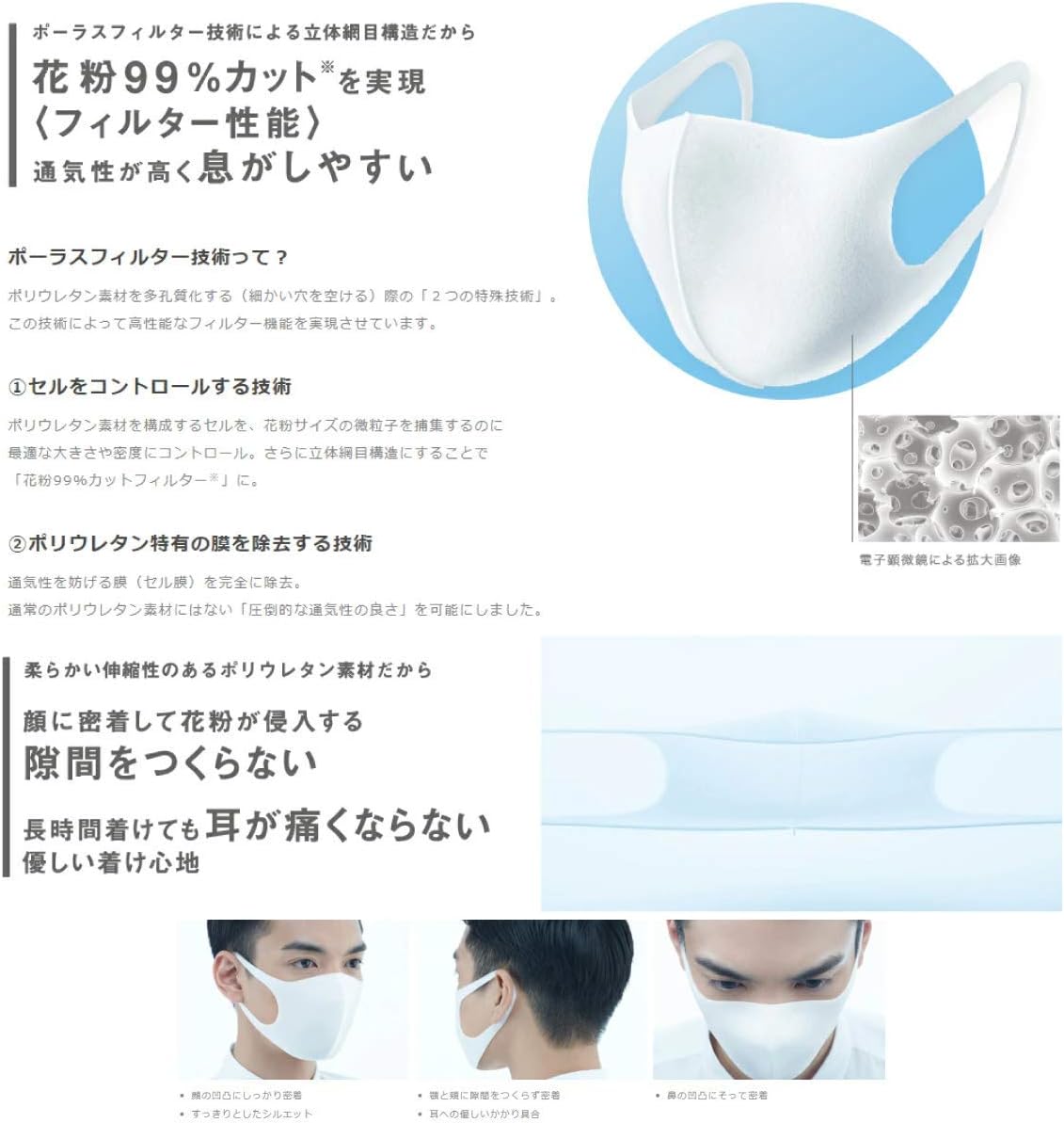 抗菌加工 洗える日本製PITTAマスク6枚入り (グレー) 風邪・花粉対策
