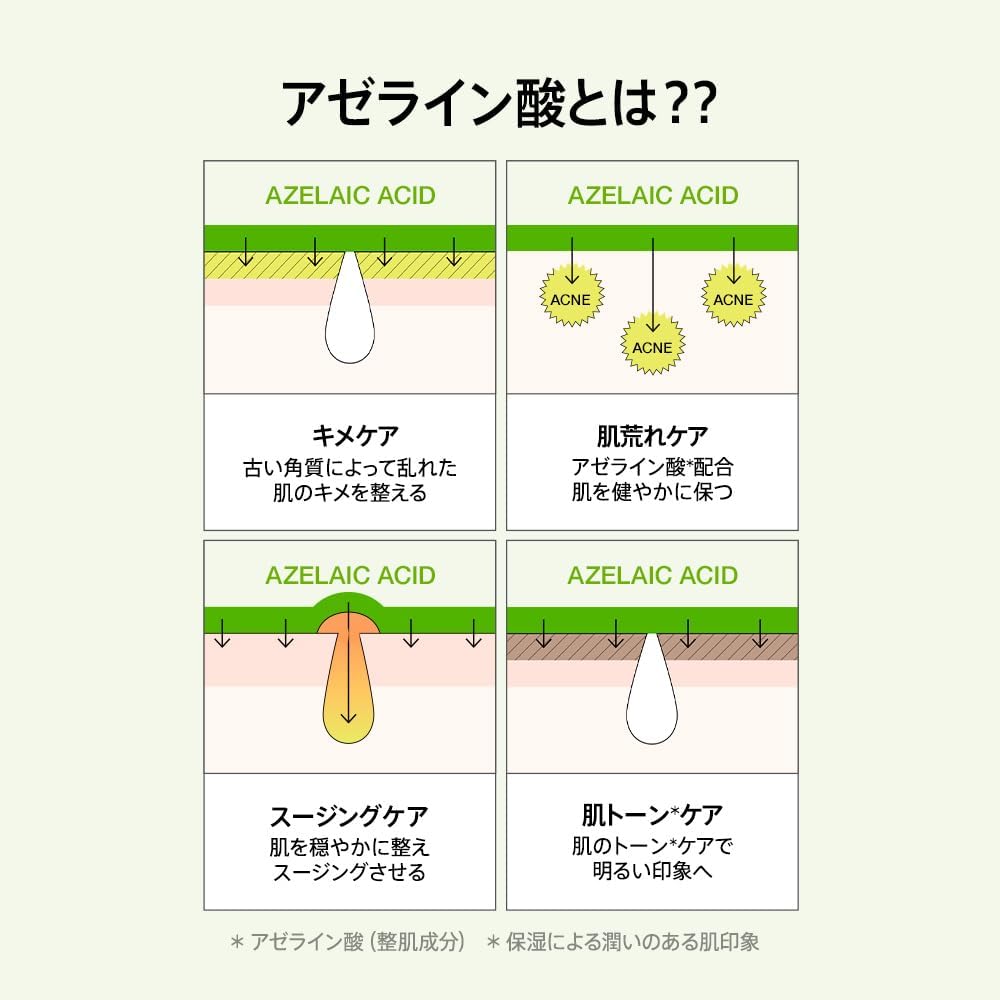 アゼライン酸15%配合高密度美容液30ml | 混合肌・オイリー肌用シャーミングセラム【公式・正規品】