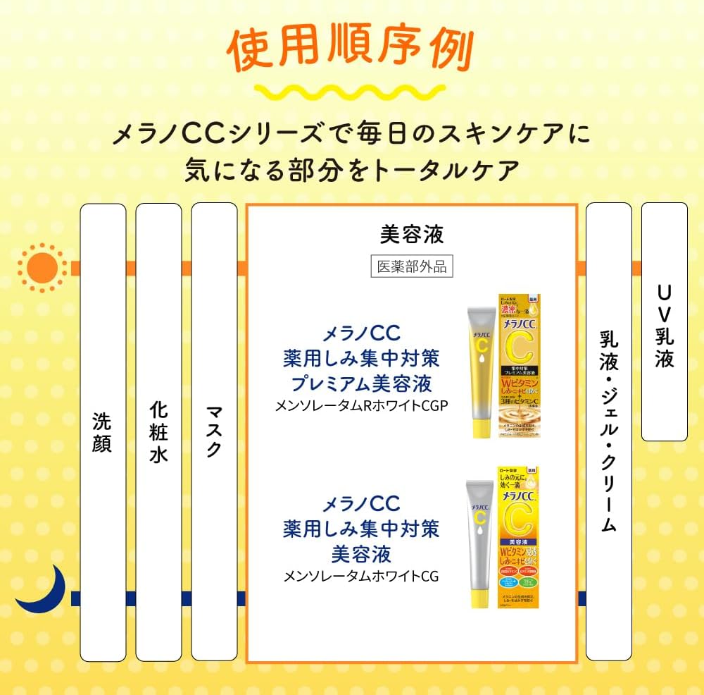メラノCC 薬用しみ集中対策美容液 20ml + 極潤サシェット付き【医薬部外品】