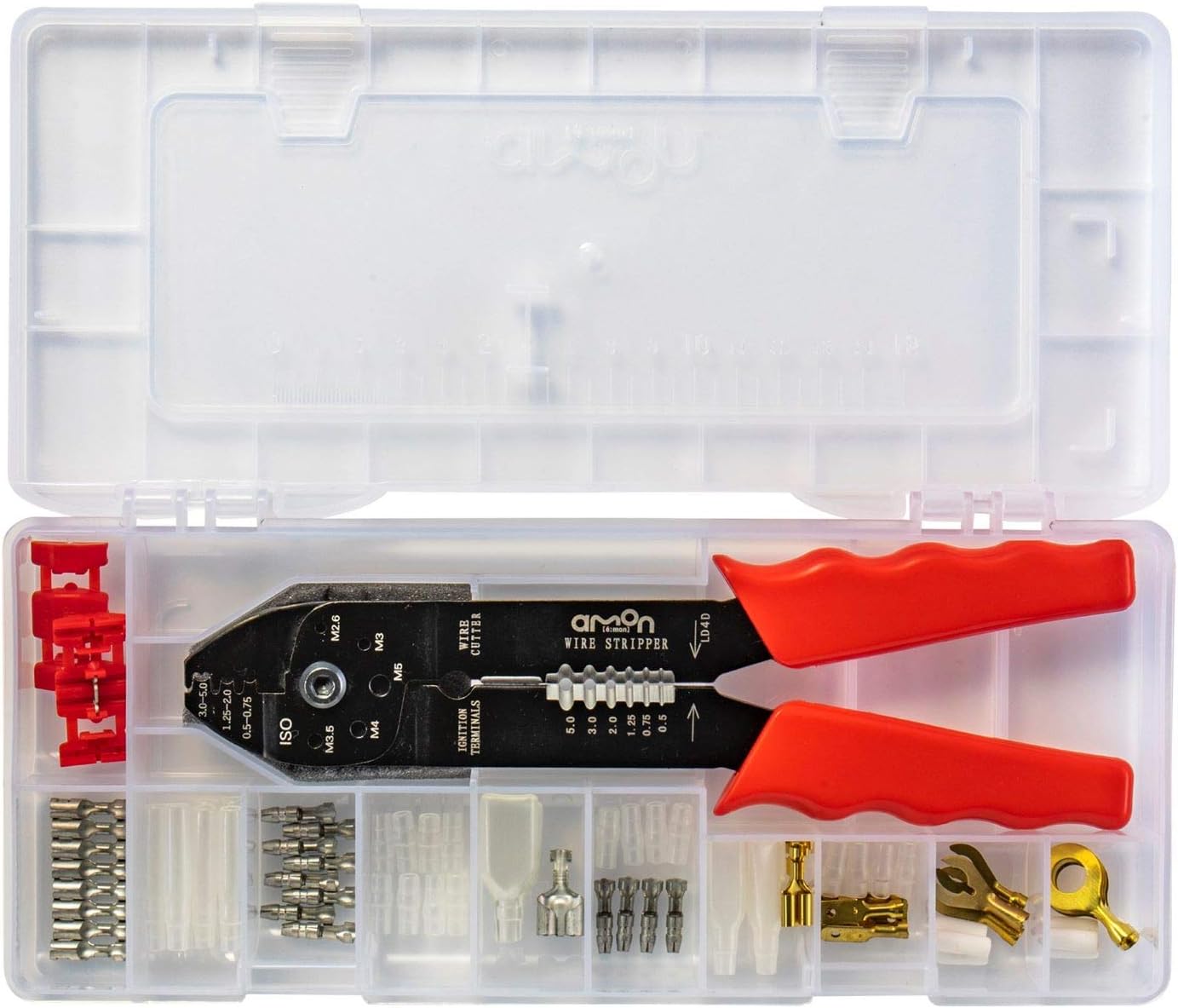 エーモン 電工ペンチ&端子セット 配線作業用 3362