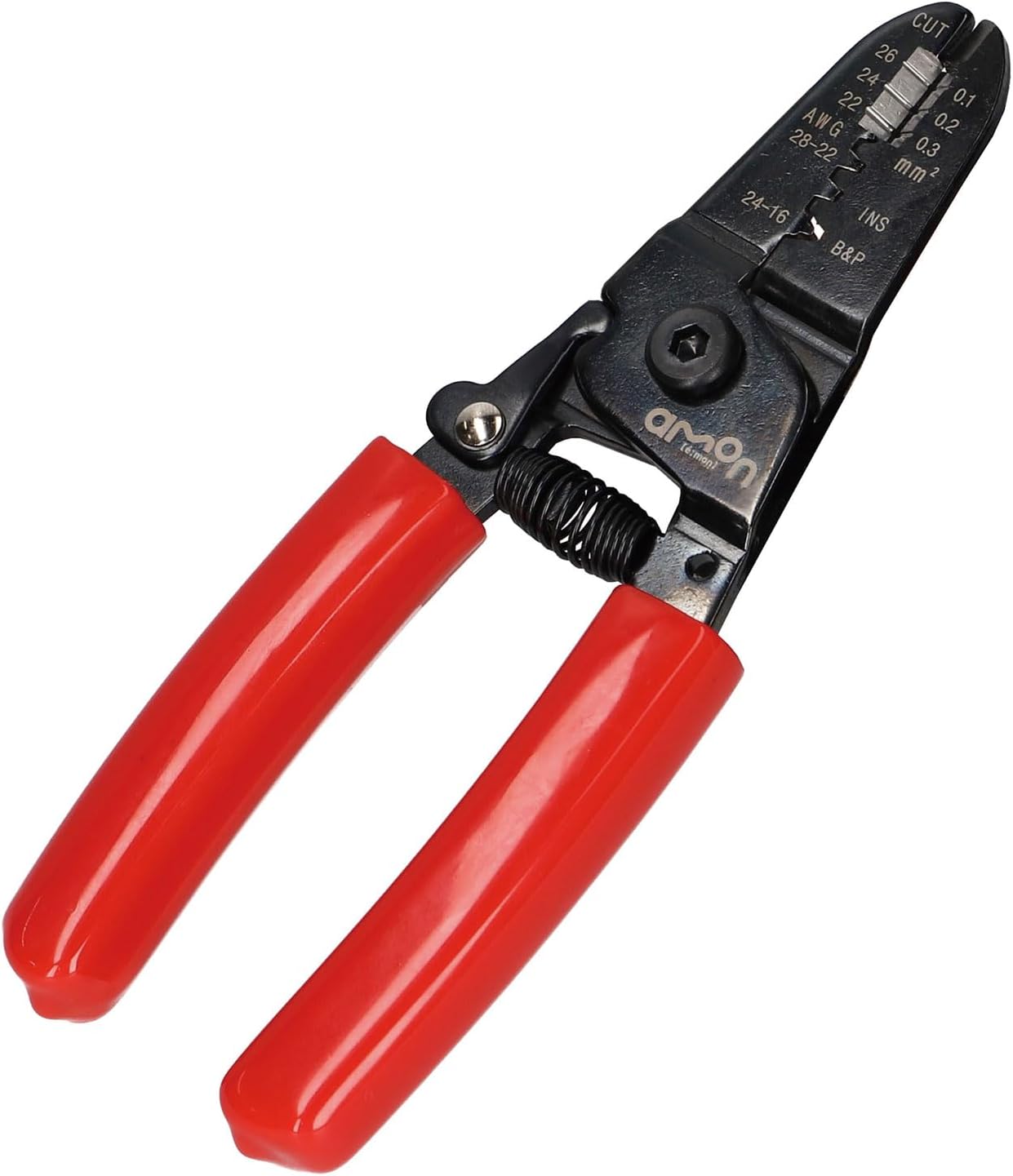 エーモン 細線用電工ペンチ 160mm 0.3sq以下対応