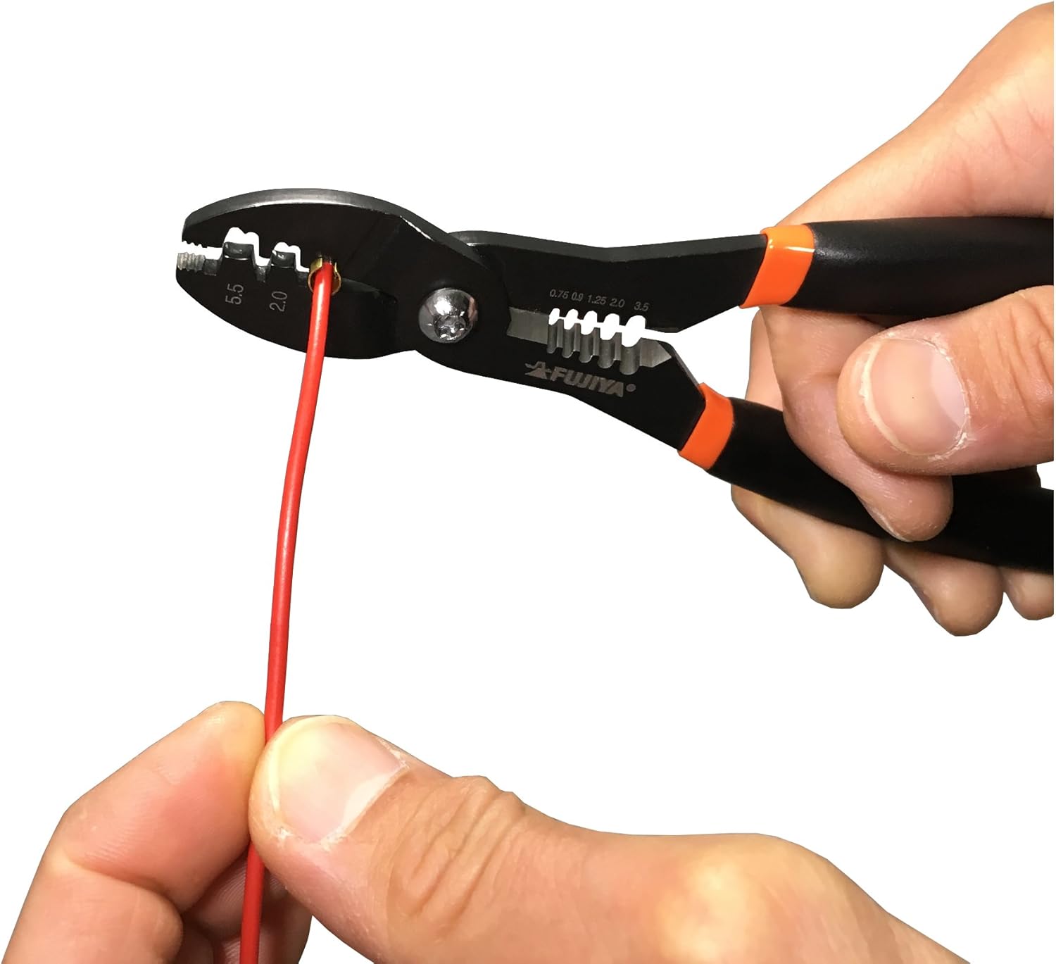 フジ矢(Fujiya) ファストン端子用ミニ電工ペンチ FA203