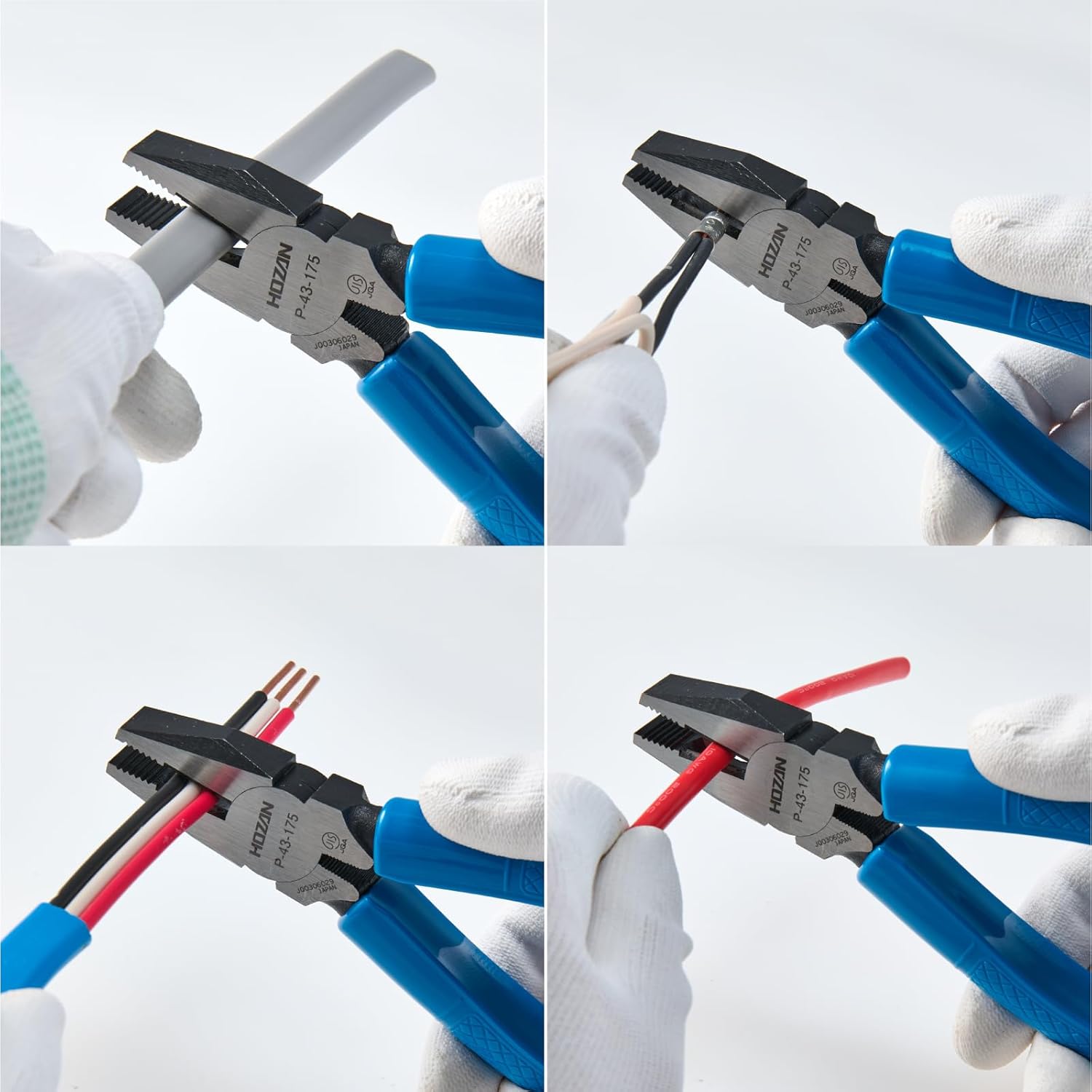 電気工事士技能試験用 汎用万能ペンチ P-43-175