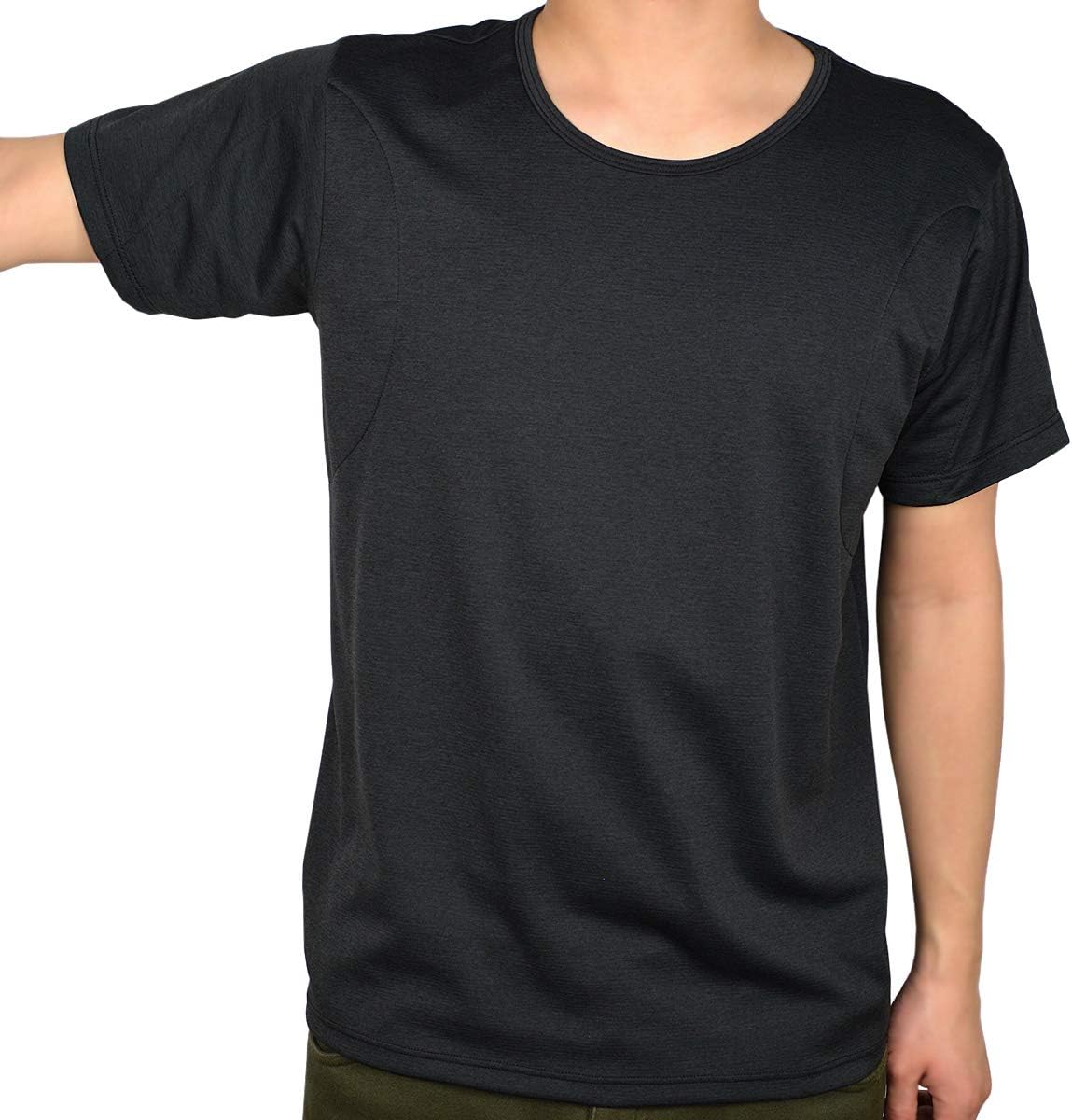 脇汗対策半袖シャツ [クレール] バイオガードプラス 制菌加工 日本製