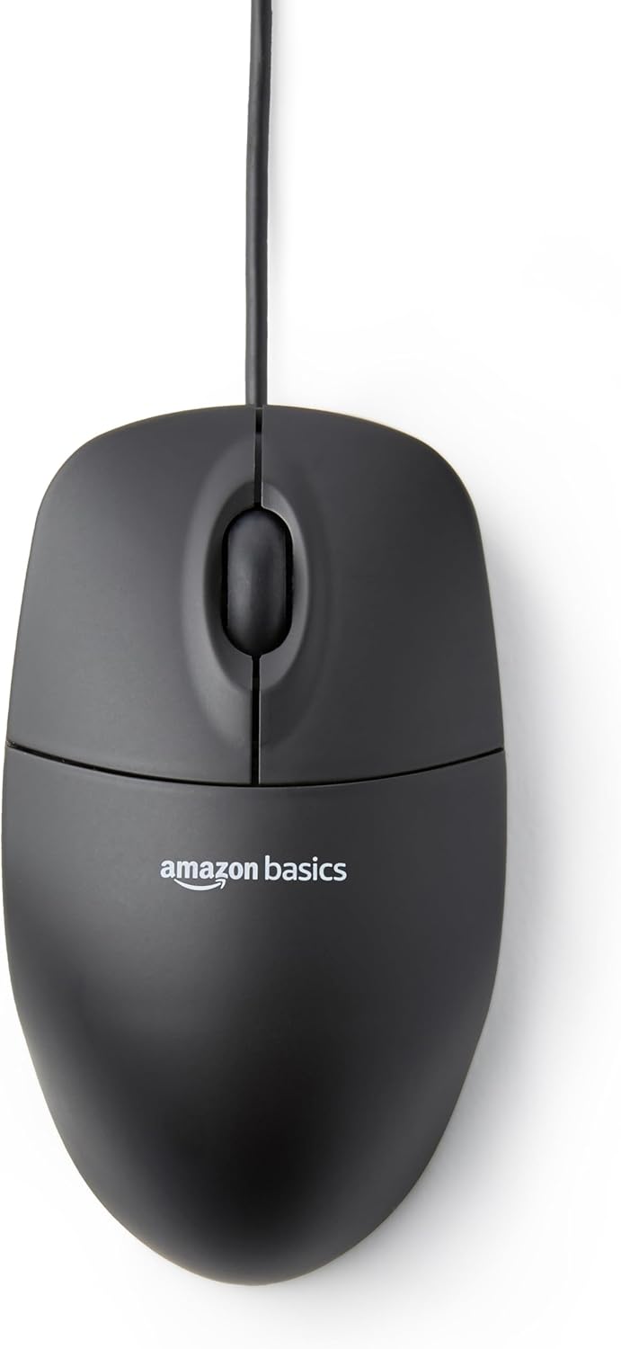 USB有線マウス ブラック【Amazonベーシック】
