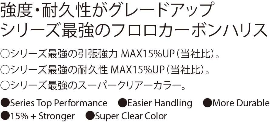 高強度・高感度フロロライン・POWERCARBON MAX【釣り糸】
