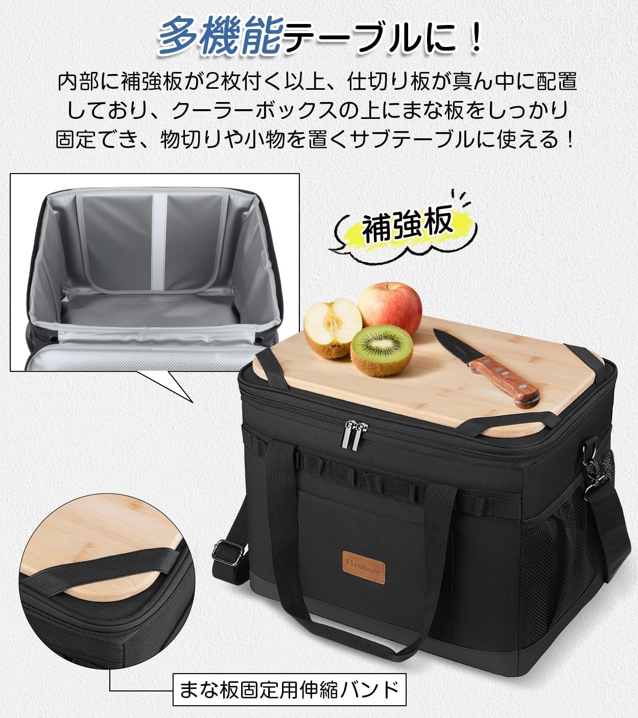 大容量防水30Lソフトクーラーボックス - アウトドア・キャンプ用保冷バッグ