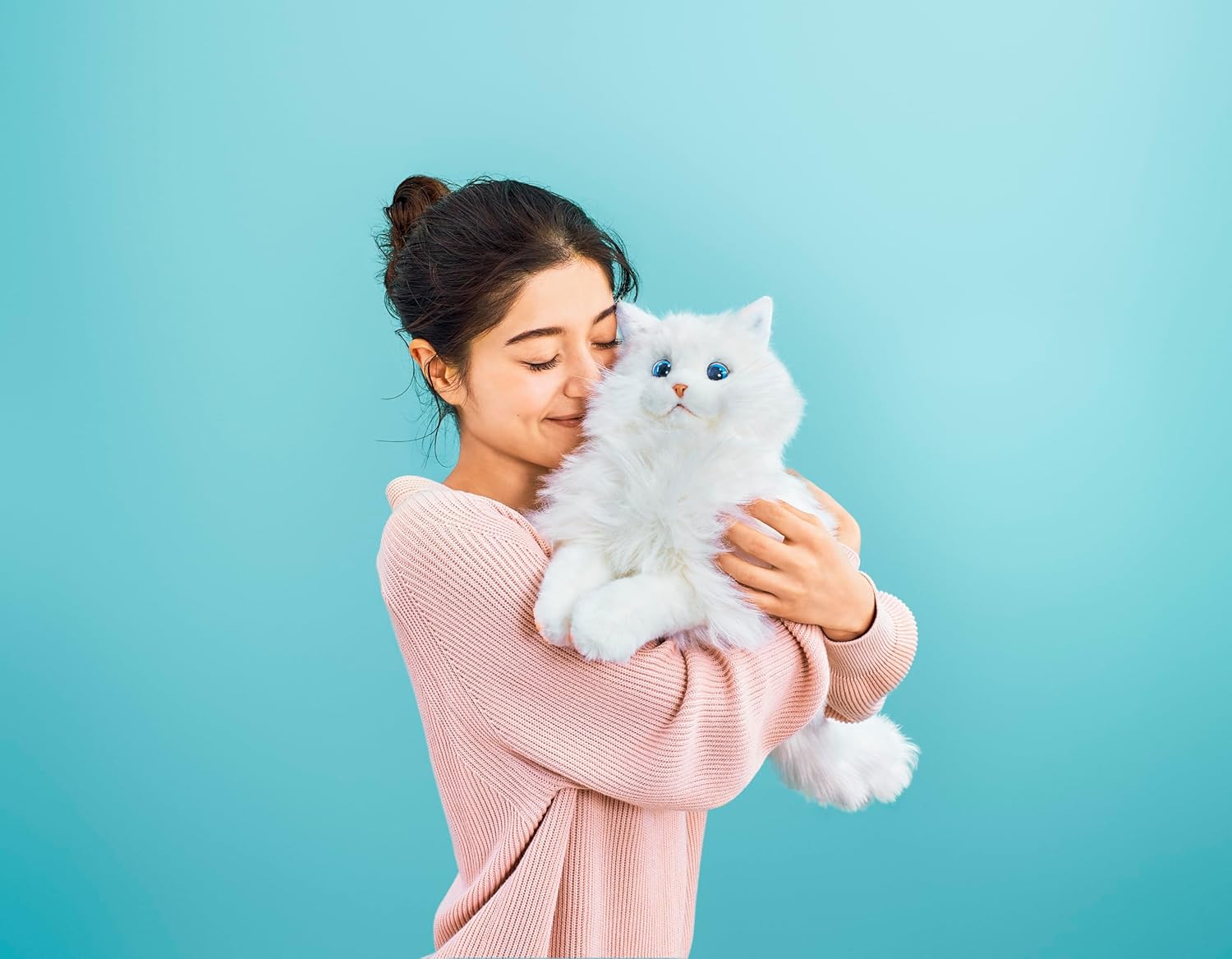 ラグドール風ブラウンペットロボット猫「KIMIT」