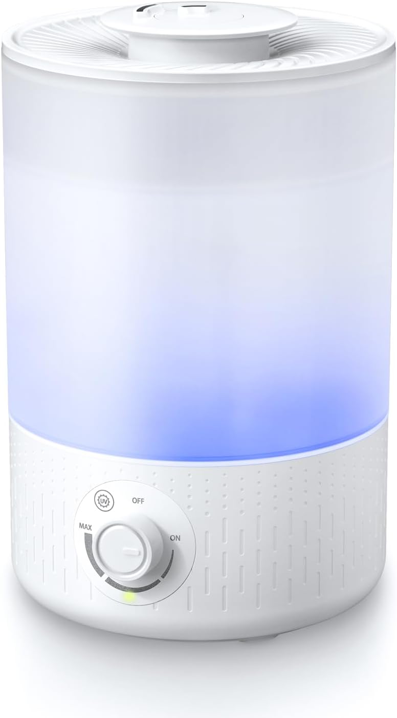 大容量3.5L超音波式加湿器【冬新登場】UVライト除菌・静音・360°調整・54時間連続使用