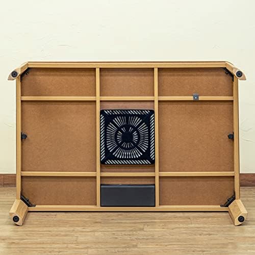 ナチュラルな家具調こたつ 120cm 長方形 継脚式